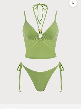 NWT Samiol Tankini with Tie-Side Bottoms